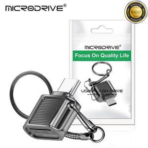 고속 마이크로 TF SD 카드에서 타입-C 리더로 변환 미니 품질 최고 메모리