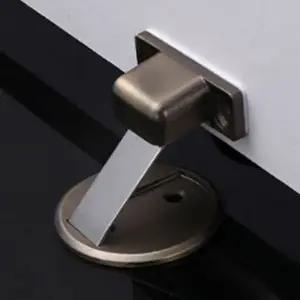 현관문 스토퍼 강력 실내 스테인리스 자석 스토퍼 문보호 문멈춤 화장실 문고리 문마개 안전 열림 침실