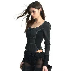 KIMYO 아머 바 하이 레그 컷 탑 2075890