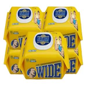 깨끗한나라 미스터 클린 물티슈(수퍼 와이드) 캡 100매 5개