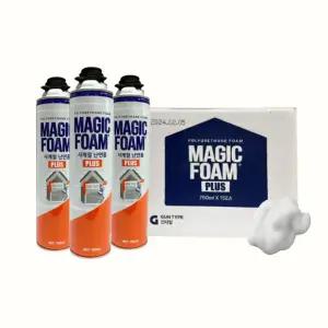 [박스/15개] 오성 매직폼 플러스 우레탄폼 건타입 건용/일회용 1박스 폴리우레탄폼