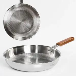 [키친아트] 피앙세 인덕션 통5중 스텐304 후라이팬 28cm 스텐팬