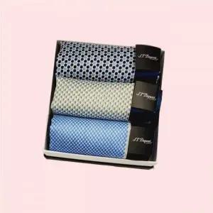 듀퐁 25SS 흡수력이 좋은 순면 손수건 3종 셋트 SE5SMA381001SBU002GE004BU 4018333