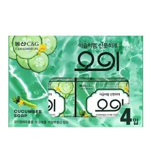 크리오 오이비누 90g 4입