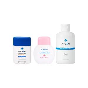 아토앤오투 옥시젠 베이비 칼라민 선크림 + 선스틱 클렌징워터