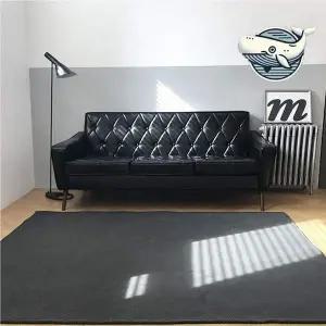 [콩심팥심]심플 모던 면원단 거실 러그 방수 카페트 침실카페트 쇼파카페트