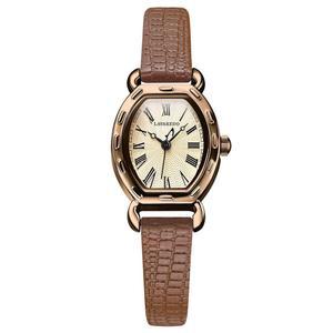 [미국배송] 보미외 여성용 다인 가죽 밴드 빈티지 여성 방수 쿼츠 아날로그 스퀘어 드레스 & 캐주얼 손목시계