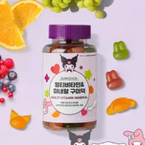 WZBIO 유아 어린이 산리오 멀티비타민 젤리 80구미