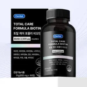 세비톨 포뮬러 비오틴 맥주효모 판토텐산 60정