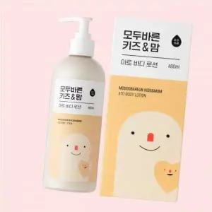 모두바른 유아로션 무향 수분 임산부 아기 바디로션 무실리콘 480ml 1개 키즈 어린이 맘 아토 4600980