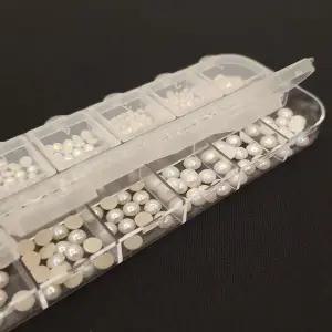 레진아트 네일아트 꾸미기 파츠 세트 화이트펄 네일파