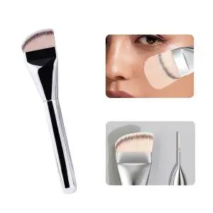 네일아트 납작 사선형 부드러운 모 메이크업 브러쉬