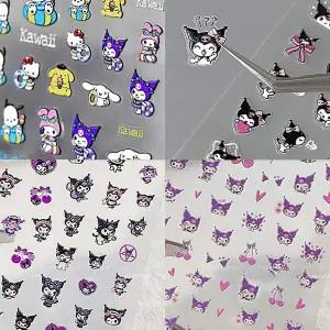 네일아트 귀여운 인기 카툰 케릭터 5D 엠보스티커 4종