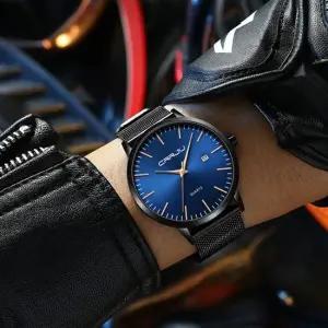 세이코 무브 초경량 초슬림 스테인리스 스틸 메쉬 남자 손목시계 BP9146WC