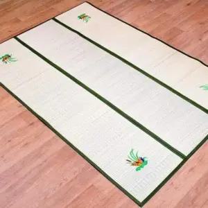 3단 왕골돗자리 제사 접이식 왕골 카페트 매트 접이식왕골돗자리