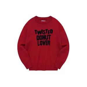 키르시 KIRSH 체리 홀리데이 워딩 니트 레드 J34C2KKT01RDA