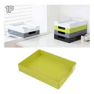 마이룸 서류 트레이 수납 정리함 지류함 정리박스 적층 가능 미다스 생활 건강 정리 용품