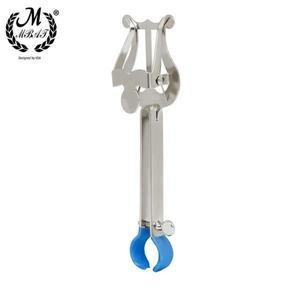 MMBAT 트럼펫 클립 클램프 온 시트 보면대 내구성이 뛰어난 금속 경량 황동 악기 트럼본 폴더 범용 호환 호