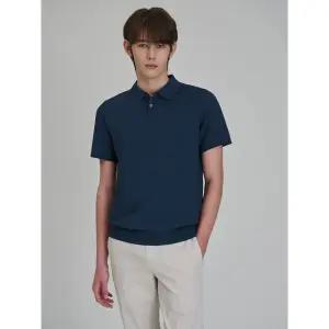 [로가디스] 코튼 혼방 레귤러 전판조직 칼라넥 스웨터  그린 (RY5351PL1M)