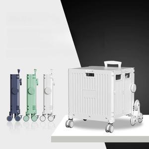 경량용 접이식 카트 장미색 듀티 핸들 스틸 백패킹수레 미니 달린 쇼핑 큐폴드