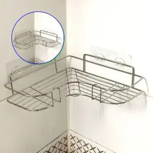 쌍문상회 욕실코너선반 스테인레스 무타공