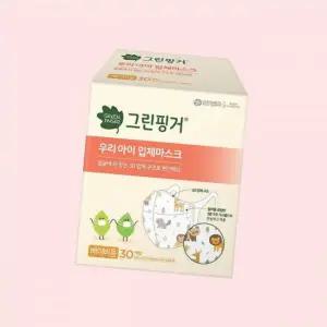 그린핑거 우리아이 입체 마스크 베이비용 30P X 1EA 입체마스크 4598877