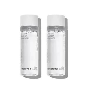 이니스프리 애플씨드 립앤아이 메이크업 리무버 100mL 2입