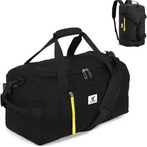 스카이스퍼 짐백 남성 여성 - 피트니스 스포츠 여행 및 운동을 위한 신발 수납공간이 있는 40L 더플 백팩