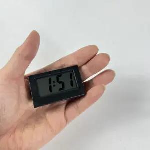 블랙 미니 디지털 전자 탁상 꼬마 시계 미니탁상시계 꼬마시계