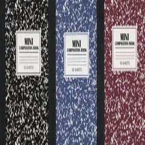 런치 머니 50매 미니 컴포지션 노트 3개의 카운트 (별도 색상)