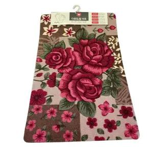 [콩심팥심]48x78 W 장미 발매트