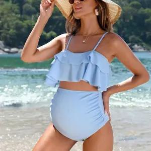 MONI 임산부래쉬가드 비키니 러블리한스타일 레이스 호캉스 원피스 만삭 빅사이즈 태교여행