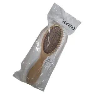 [골드스마일]에이브 고급 목재 쿠션 헤어브러시 두피 마사지 나무빗 휴대용품