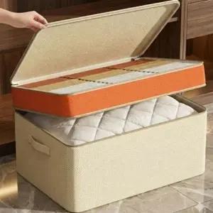 (타입 단일상품)리빙 정리함 옷정리함 수납함 2단분리 박스 수납 공간