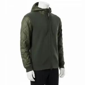 씨피컴퍼니 25FW 믹스드 퀼팅 후드 니트 자켓 19CMKN062A 652