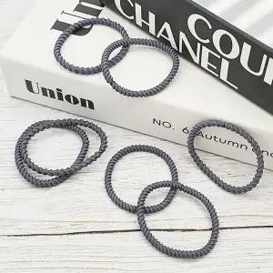 로프 고무줄 10p 그레이