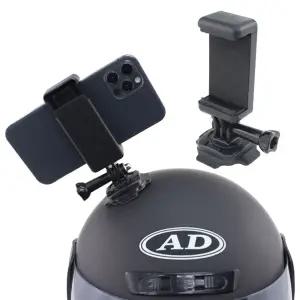 카메라 스마트폰 자전거 라이딩 헬멧 안전모 부착 거치대 촬영 마운트 액션캠