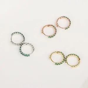 시후주얼리 에메랄드 라인 원터치 귀걸이 EC469E-WFHIBKU