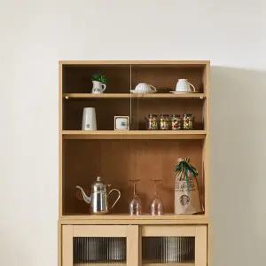 동서가구 빈티오 800 상부 유리 슬라이딩 상부장 DF926468