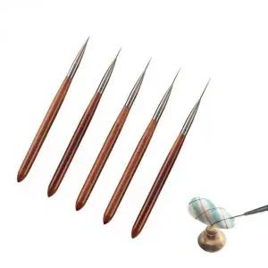 네일 디테일 라이너 우드 모세붓