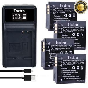 1500Ah CGA-S005E DMW-BCC12 DB-60 BP-DC4 NP70 배터리 파나소닉 루믹스 DMC-FX180 LX3 FS1 FX01