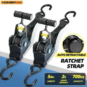 화물용 자동 수하물 고정용 테이프 자동차 및 오토바이용 래칫