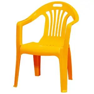 CP 국산 에덴 의자 노랑 등받이 팔걸이 플라스틱 편의점 포장마차 행사 포차 테라스 학교 야외