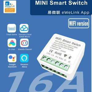 EWeLink Wifi 스마트 스위치 미니 16A 2way 제어 홈 차단기 무선 원격 음성 Alexa Google
