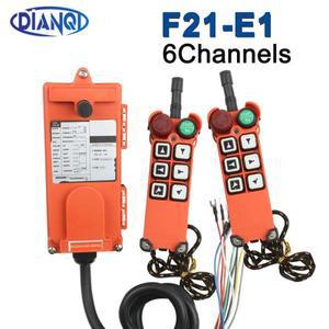 F21-E1 화살표 220V 380V 24V 12V 산업용 원격 컨트롤러 스위치 호이스트 크레인 제어 리프트 1 송신기 +
