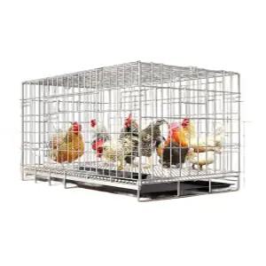 촘촘한 철제 닭장 이동식 케 대형 사육장 새장 야외 철망 가정용 하우스 닭