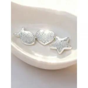 오벨리 순은 실버 콩알 미니어처 물고기 별 하트 오브제 선물 3.75g