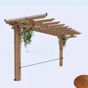 조립식 파고라 원두막 방부목 야외 방갈로 기둥