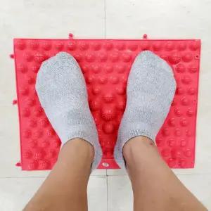 블럭 조립식 발 지압판(레드) 발바닥지압 발마사지기 발마사지