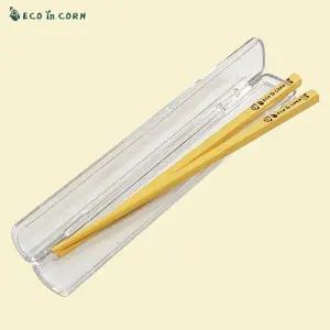 에코인콘 옥수수 (젓가락 케이스세트) 유아식기 저분 에코인콘젓가락